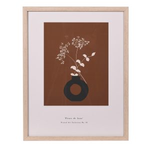 Fleurs De Lune Framed Print