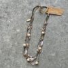 Crystal Collaboration Bronze/Winter White/Rose Necklace