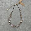 Crystal Collaboration Bronze/Winter White/Rose Necklace