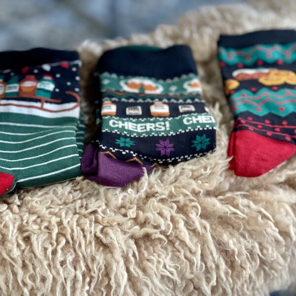 Festive Food & Drink Men's Christmas Socks In Gift Box