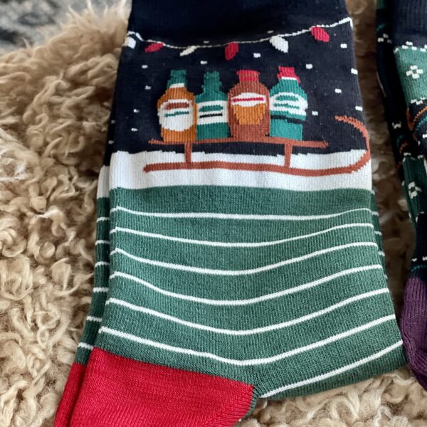 Festive Food & Drink Men's Christmas Socks In Gift Box
