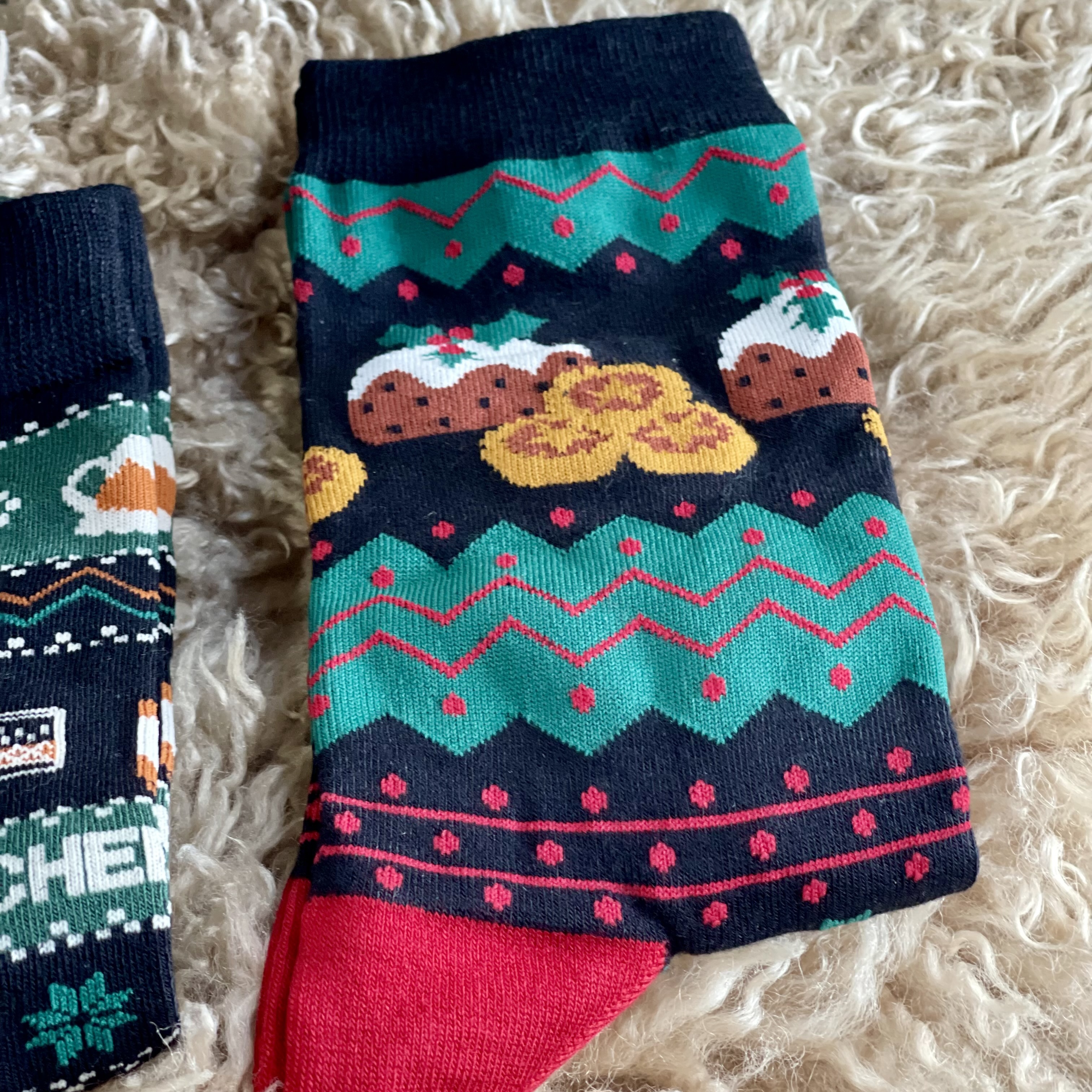Festive Food & Drink Men's Christmas Socks In Gift Box