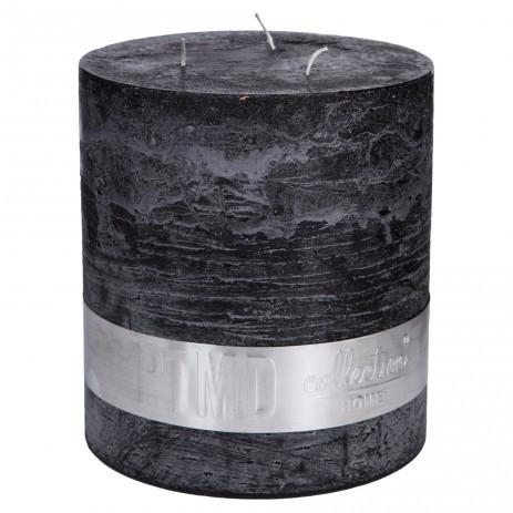 Rustic Charcoal Black 3 Wick Candle