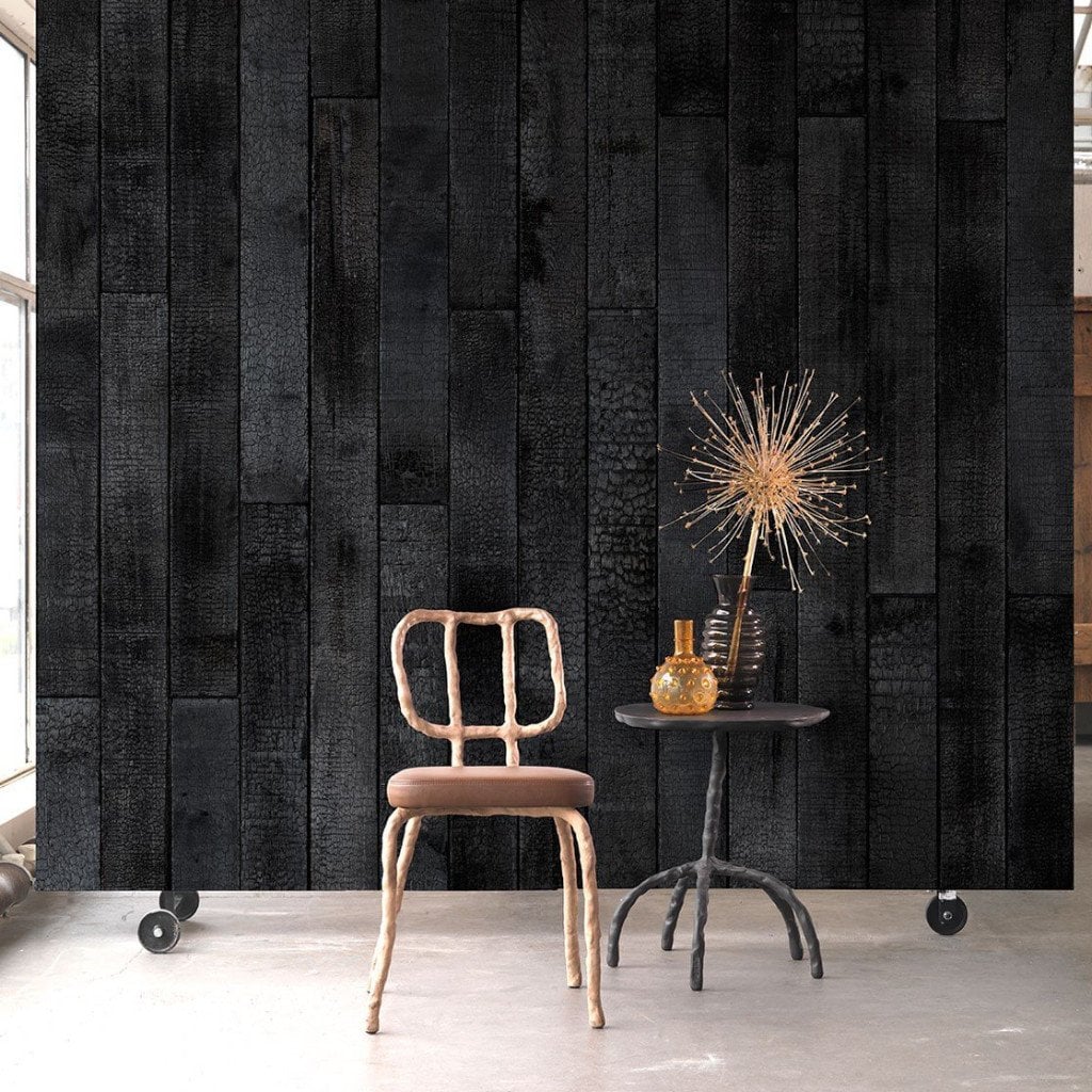 NLXL Burnt Wood Wallpaper - Collective Home Store
