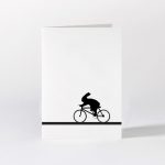 Racing Bike Rabbit Card